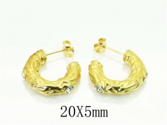 HY Wholesale Earrings 316L Stainless Steel Popular Jewelry Earrings-HY16E0121PF