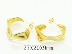 HY Wholesale Earrings 316L Stainless Steel Popular Jewelry Earrings-HY16E0145OR
