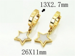HY Wholesale Earrings 316L Stainless Steel Popular Jewelry Earrings-HY60E1353JLF