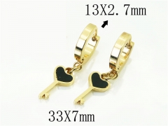 HY Wholesale Earrings 316L Stainless Steel Popular Jewelry Earrings-HY60E1341JLE
