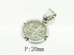 HY Wholesale Pendant Jewelry 316L Stainless Steel Jewelry Pendant-HY39P0578JC