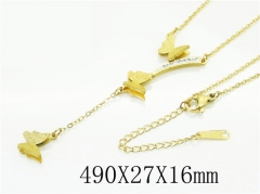 HY Wholesale Necklaces Stainless Steel 316L Jewelry Necklaces-HY19N0488OZ