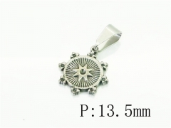 HY Wholesale Pendant Jewelry 316L Stainless Steel Jewelry Pendant-HY39P0684JT