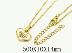 HY Wholesale Necklaces Stainless Steel 316L Jewelry Necklaces-HY12N0604OLD