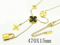 HY Wholesale Necklaces Stainless Steel 316L Jewelry Necklaces-HY09N1444HDD