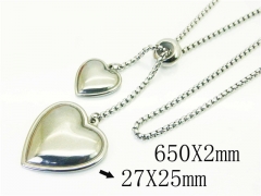 HY Wholesale Necklaces Stainless Steel 316L Jewelry Necklaces-HY39N0677PZ