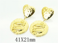 HY Wholesale Earrings 316L Stainless Steel Popular Jewelry Earrings-HY92E0135HKR