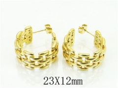 HY Wholesale Earrings 316L Stainless Steel Popular Jewelry Earrings-HY16E0144OT