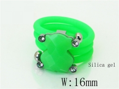 HY Wholesale Popular Rings Jewelry Silica Gel And Stainless Steel 316L Rings-HY64R0849HHG