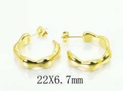 HY Wholesale Earrings 316L Stainless Steel Popular Jewelry Earrings-HY16E0159OY