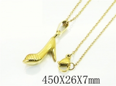 HY Wholesale Necklaces Stainless Steel 316L Jewelry Necklaces-HY74N0144MV