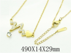 HY Wholesale Necklaces Stainless Steel 316L Jewelry Necklaces-HY19N0490OA