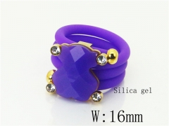 HY Wholesale Popular Rings Jewelry Silica Gel And Stainless Steel 316L Rings-HY64R0859HIS