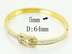 HY Wholesale Bangles Jewelry Stainless Steel 316L Fashion Bangle-HY32B0891HJW