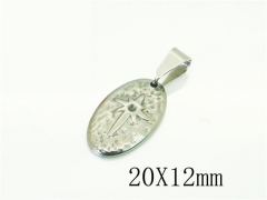 HY Wholesale Pendant Jewelry 316L Stainless Steel Jewelry Pendant-HY39P0656JG