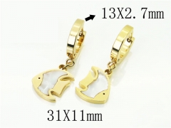 HY Wholesale Earrings 316L Stainless Steel Popular Jewelry Earrings-HY60E1381JLZ