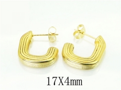 HY Wholesale Earrings 316L Stainless Steel Popular Jewelry Earrings-HY16E0126OY