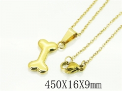 HY Wholesale Necklaces Stainless Steel 316L Jewelry Necklaces-HY74N0148LQ