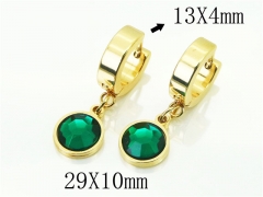 HY Wholesale Earrings 316L Stainless Steel Popular Jewelry Earrings-HY60E1409JLE
