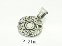 HY Wholesale Pendant Jewelry 316L Stainless Steel Jewelry Pendant-HY39P0584JB
