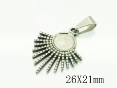 HY Wholesale Pendant Jewelry 316L Stainless Steel Jewelry Pendant-HY39P0599JC