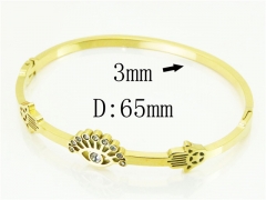 HY Wholesale Bangles Jewelry Stainless Steel 316L Fashion Bangle-HY32B0892HHE