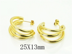 HY Wholesale Earrings 316L Stainless Steel Popular Jewelry Earrings-HY16E0174OR