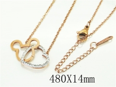 HY Wholesale Necklaces Stainless Steel 316L Jewelry Necklaces-HY19N0492OV