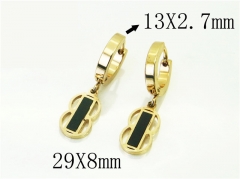HY Wholesale Earrings 316L Stainless Steel Popular Jewelry Earrings-HY60E1387JLY
