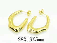 HY Wholesale Earrings 316L Stainless Steel Popular Jewelry Earrings-HY16E0103OA