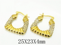HY Wholesale Earrings 316L Stainless Steel Popular Jewelry Earrings-HY16E0088PLS