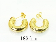 HY Wholesale Earrings 316L Stainless Steel Popular Jewelry Earrings-HY16E0125OU