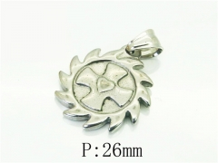 HY Wholesale Pendant Jewelry 316L Stainless Steel Jewelry Pendant-HY39P0572JT