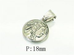 HY Wholesale Pendant Jewelry 316L Stainless Steel Jewelry Pendant-HY39P0586JC