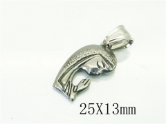 HY Wholesale Pendant Jewelry 316L Stainless Steel Jewelry Pendant-HY39P0642JB