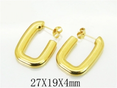 HY Wholesale Earrings 316L Stainless Steel Popular Jewelry Earrings-HY16E0094OV
