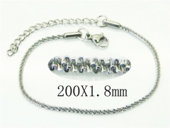 HY Wholesale Jewelry 316L Stainless Steel Earrings Necklace Jewelry Set-HY39B0843IL
