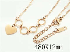 HY Wholesale Necklaces Stainless Steel 316L Jewelry Necklaces-HY19N0495OV