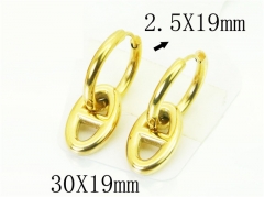 HY Wholesale Earrings 316L Stainless Steel Popular Jewelry Earrings-HY16E0135OG