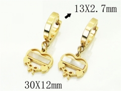HY Wholesale Earrings 316L Stainless Steel Popular Jewelry Earrings-HY60E1383JLW