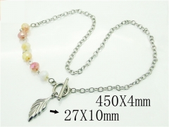 HY Wholesale Necklaces Stainless Steel 316L Jewelry Necklaces-HY80N0690NW