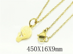 HY Wholesale Necklaces Stainless Steel 316L Jewelry Necklaces-HY74N0176LE
