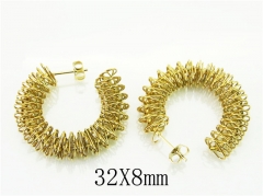 HY Wholesale Earrings 316L Stainless Steel Popular Jewelry Earrings-HY09E0103HRR