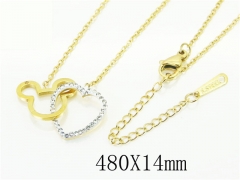 HY Wholesale Necklaces Stainless Steel 316L Jewelry Necklaces-HY19N0493OV
