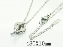 HY Wholesale Necklaces Stainless Steel 316L Jewelry Necklaces-HY19N0503OV