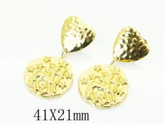 HY Wholesale Earrings 316L Stainless Steel Popular Jewelry Earrings-HY92E0138HKF