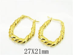 HY Wholesale Earrings 316L Stainless Steel Popular Jewelry Earrings-HY16E0090OV