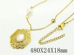 HY Wholesale Necklaces Stainless Steel 316L Jewelry Necklaces-HY92N0480HMQ