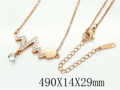 HY Wholesale Necklaces Stainless Steel 316L Jewelry Necklaces-HY19N0489OW