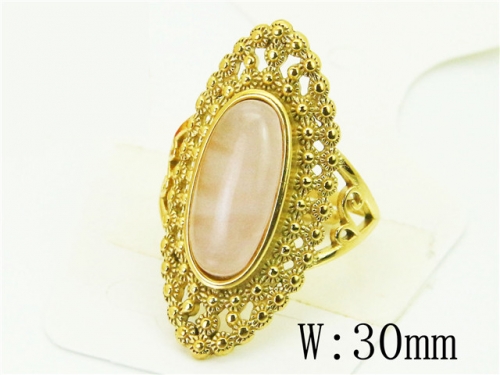 HY Wholesale Popular Rings Jewelry Stainless Steel 316L Rings-HY12R0692HHE